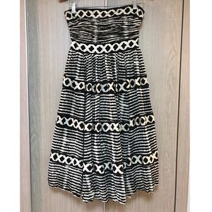 Tracy Reese (@Anthropologie) Strapless Midi Dress